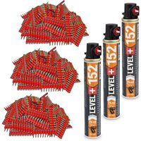 CONTOO Gaskartusche L+152 x 3 St. + Betonnägel 22mm 3000 St HB42 von CONTOO