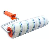 Set Farbroller Ersatzwalze Mikrofaser Streichroller 25cm + Click Bügel für Farbroller CT01 - Contoo von CONTOO