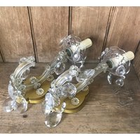 Schöne Applikationen Zu Einer Metalllampe Und Glas Mit Tassels von CONTRASTES