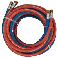 Conzelmann - Autogengasschlauch Länge 20 m Innen-Ø 6 / 9 mm Wandstärke 5 / 3,5 mm blau / rot von CONZELMANN