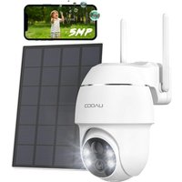 COOAU 5MP Außensicherheitskamera mit Solarpanel – 4dBi Akku – Außenkamera mit WLAN, H.265-Videokompression, 4 Scheinwerfern, Cloud-Speicher, 2,4GHz COOAU 5MP Außensicherheitskamera mit Solarpanel – 4dBi Akku – Außenkamera mit WLAN, H.265-Videokompression, 4 Scheinwerfern, Cloud-Speicher, 2,4GHz von COOAU
