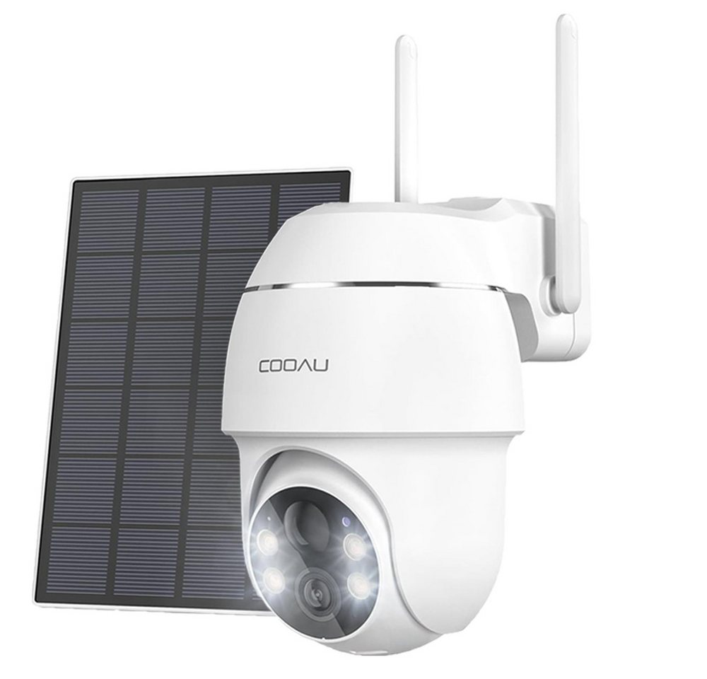 COOAU Überwachungskamera 2K Überwachungskamera Aussen Akku Kabellos WLAN IP Kamera (Aussen, Außenbereich, außen, 355°/90° Schwenkbar WLAN IP Kamera Outdoor mit Nachtsicht in Farbe, Personen-/Bewegungserkennung, IP66, Cloud-Speicher, Works with Alexa, Audio- und Lichtalarm H.265-Videokomprimierung 4 Spotlight) COOAU Überwachungskamera 2K Überwachungskamera Aussen Akku Kabellos WLAN IP Kamera (Aussen, Außenbereich, außen, 355°/90° Schwenkbar WLAN IP Kamera Outdoor mit Nachtsicht in Farbe, Personen-/Bewegungserkennung, IP66, Cloud-Speicher, Works with Alexa, Audio- und Lichtalarm H.265-Videokomprimierung 4 Spotlight) von COOAU
