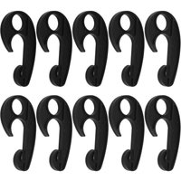 10 Pcs Schwarz Kunststoff Auto Plane Haken Cargo Net Haken Stretch Net Lkw Lagerung Halter 10 Pcs Schwarz Kunststoff Auto Plane Haken Cargo Net Haken Stretch Net Lkw Lagerung Halter von COOCHEER
