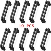 10 Stück Möbelgriff Achsabstand 96mm schwarzer Küchentürgriff Möbelstangengriff schwarzer Küchengriff für Türen, Fenster, Schubladen, Schränke, von COOCHEER