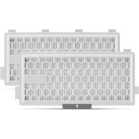 2er-Pack Airclean Plus 50 HEPA-Filter für Miele Complete C3 Powerline, S8340 Staubsauger – Air Clean sf-ha 50 für Complete C2 C3 Compact C1 C2-2 – von COOCHEER