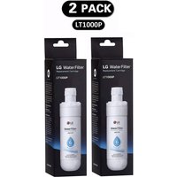 2er-Pack LT1000P2 Ersatz-Kühlschrank-Wasserfilter, 6 Monate/200 Gallonen, Weiß. von COOCHEER