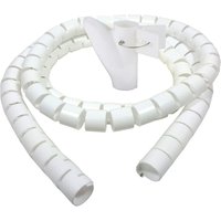 3,0 m Kabelkanal für den Schreibtisch, flexible Spiralhülle für 20 mm Kabel, weiß 3,0 m Kabelkanal für den Schreibtisch, flexible Spiralhülle für 20 mm Kabel, weiß von COOCHEER