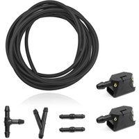 7-in-1-Scheibenwaschdüsen-Set, 2 4-Wege-Wassersprühdüsen + 1 passender 2-Meter-Schlauch + 4 Anschlüsse, geeignet für die meisten 7-in-1-Scheibenwaschdüsen-Set, 2 4-Wege-Wassersprühdüsen + 1 passender 2-Meter-Schlauch + 4 Anschlüsse, geeignet für die meisten von COOCHEER