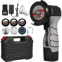 Akku-Winkelschleifer mit 7000 U/min – Mini-Elektroschleifer mit 2 Akkus (16,8 v, 2000 mAh) und Schleifscheibe zum Schneiden von polierten Fliesen, von COOCHEER