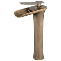 Badezimmerarmatur für Waschbecken, antikes Messing, hohe Waschbecken-Mischbatterie Badezimmerarmatur für Waschbecken, antikes Messing, hohe Waschbecken-Mischbatterie von COOCHEER
