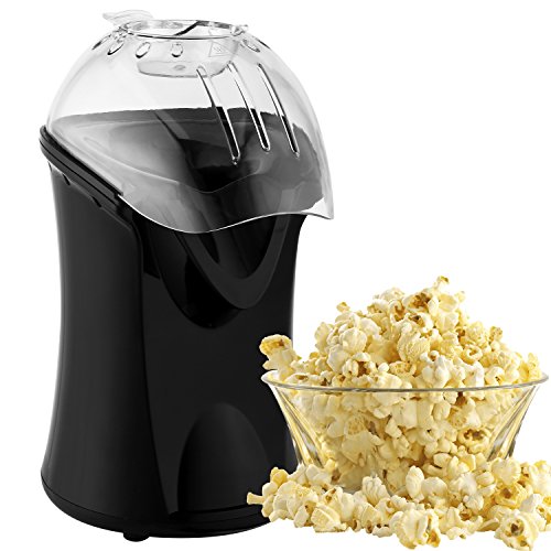 COOCHEER Popcorn-Maschine, inklusive Messbecher und abnehmbarem Deckel, 1200 W von COOCHEER
