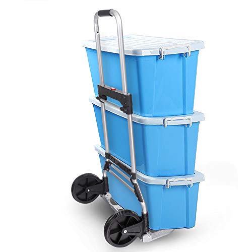COOCHEER Alu Sackkarre Handkarren Transportkarre Tragbar und Klappbar mit ausziehbarem für Umzug und Getränkekisten COOCHEER Alu Sackkarre Handkarren Transportkarre Tragbar und Klappbar mit ausziehbarem für Umzug und Getränkekisten von COOCHEER
