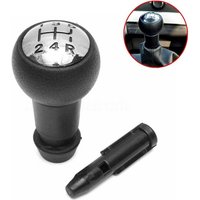 Coocheer - 5-Gang-Schaltknauf für manuelle Schaltung für Peugeot 106 107 207 301 307 308 407 408 508 3008 1007 / Citroen C2 C3 C4 Picasso - Schwarz von COOCHEER