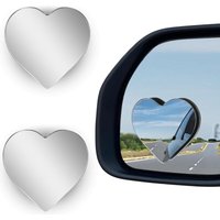 Coocheer - Stück Herzform-Auto-Toter-Winkel-Spiegel, verstellbare Seitenspiegel, Weitwinkel-Konvexspiegel, abnehmbare, verbesserte Sicherheit, Coocheer - Stück Herzform-Auto-Toter-Winkel-Spiegel, verstellbare Seitenspiegel, Weitwinkel-Konvexspiegel, abnehmbare, verbesserte Sicherheit, von COOCHEER
