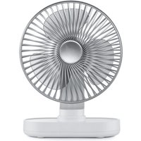 Tragbarer, wiederaufladbarer USB-Ventilator, batteriebetriebener, faltbarer Handventilator mit 5 Geschwindigkeiten und LED-Anzeige für Reisen im von COOCHEER