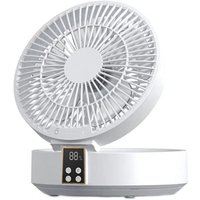Ultrastarker, leiser Ventilator, tragbarer Tischventilator, wiederaufladbarer USB-Tischventilator, 1000-mAh-Akku, 120° drehbarer Tischventilator mit von COOCHEER