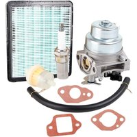 Vergaser für Pindex GCV160 Rasenmäher, Vergaser mit Luftfilter und Zündkerze, passend für GCV160 Motor HRB216 HRR216 HRS216 HRT216 HRZ216 Vergaser für Pindex GCV160 Rasenmäher, Vergaser mit Luftfilter und Zündkerze, passend für GCV160 Motor HRB216 HRR216 HRS216 HRT216 HRZ216 von COOCHEER
