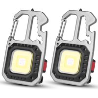 Wiederaufladbare LED-Arbeitsleuchte, 2er-Pack, 800 Lumen, wiederaufladbare Mini-LED-Arbeitsleuchte mit Flaschenöffner, tragbare Wiederaufladbare LED-Arbeitsleuchte, 2er-Pack, 800 Lumen, wiederaufladbare Mini-LED-Arbeitsleuchte mit Flaschenöffner, tragbare von COOCHEER