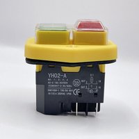 Einbauschalter - Potentialfreier Schalter 220V KJD17 B mit Unterspannungsauslöser und Spulenkontakt - Modularer Wechselschalter (4-poliger Einsatz) von COOCHEER