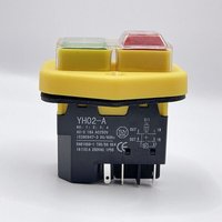 Einbauschalter - Potentialfreier Schalter 220V KJD17 B mit Unterspannungsauslöser und Spulenkontakt - Modularer Wechselschalter (5-poliger Einsatz) von COOCHEER