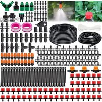 Gartenbewässerungssystem, 340-teiliges Tropfbewässerungsset, 55 m + 15 m automatisches Bewässerungsset, Tropfbewässerungsset, Gartenbewässerungssystem, 340-teiliges Tropfbewässerungsset, 55 m + 15 m automatisches Bewässerungsset, Tropfbewässerungsset, von COOCHEER