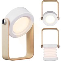 Kabellose Tischlampe, tragbare wiederaufladbare faltbare LED-Laterne, batteriebetriebene Leselampe, multifunktionales dimmbares Nachtlicht, Kabellose Tischlampe, tragbare wiederaufladbare faltbare LED-Laterne, batteriebetriebene Leselampe, multifunktionales dimmbares Nachtlicht, von COOCHEER