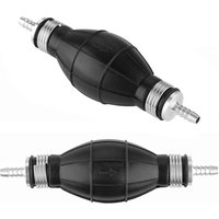 Kraftstoff-Ansaugpumpe 10 mm, 2 Stück manuelle Kraftstoffleitungspumpe, Flüssigkraftstoff-Transferpumpe für Auto, Automobil, Boot, Gartenpumpe von COOCHEER