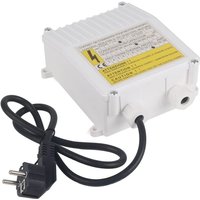 Pumpensteuerkasten mit Thermoschutzschalter, Pumpensteuerkasten-Controller für Tiefbrunnen-Tauchpumpen (1500 W, EU-Stecker, 220 V) von COOCHEER