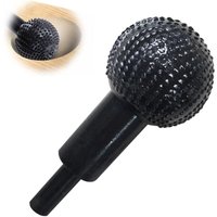 Rotierender Kugelfräser Ø 40 mm, Kugelraspel für Bohrer, Schnitzwerkzeug für Metall-Holz-Fräser, Kugelschleifkopf von COOCHEER