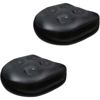 Schwarzer Whirlpool-Spa-Sitz, multifunktionales erhöhtes Kissen, aufblasbares wasserdichtes Kissen, Massage-Badewannenkissen, weiche von COOCHEER