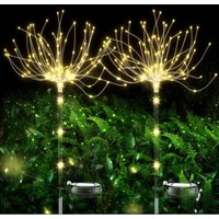 Solar-Gartenleuchten für den Außenbereich, IP65 wasserdichte Solar-Feuerwerkslichter, dekorative Außenbeleuchtung für Hof, Terrasse, Rasen, Party, Solar-Gartenleuchten für den Außenbereich, IP65 wasserdichte Solar-Feuerwerkslichter, dekorative Außenbeleuchtung für Hof, Terrasse, Rasen, Party, von COOCHEER