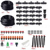 Tropfbewässerung Doppelschlauch gemischtes Set Gartenarbeit Zuhause Balkon Teich Bewässerung Blumen diy Bewässerung/Doppelrohr, 15 m + 15 m, Orange Tropfbewässerung Doppelschlauch gemischtes Set Gartenarbeit Zuhause Balkon Teich Bewässerung Blumen diy Bewässerung/Doppelrohr, 15 m + 15 m, Orange von COOCHEER