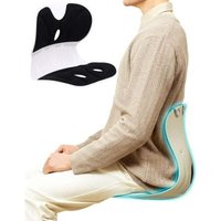 Bürostuhl mit Rückenlehne – Lendenwirbelstütze für korrekte Körperhaltung, ideal für Bürostühle, Sofas, Bodenstühle und Homeoffice (Schwarz) Bürostuhl mit Rückenlehne – Lendenwirbelstütze für korrekte Körperhaltung, ideal für Bürostühle, Sofas, Bodenstühle und Homeoffice (Schwarz) von COOCHEER