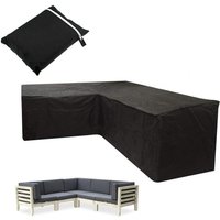 Wasserdichte Ecksofa-Schutzhülle, Gartenmöbel-Abdeckung, Outdoor-Eck-Gartensofa-Abdeckung, staubabweisendes Anti-UV-Polyestergewebe, 210T/300 x 300 x Wasserdichte Ecksofa-Schutzhülle, Gartenmöbel-Abdeckung, Outdoor-Eck-Gartensofa-Abdeckung, staubabweisendes Anti-UV-Polyestergewebe, 210T/300 x 300 x von COOCHEER