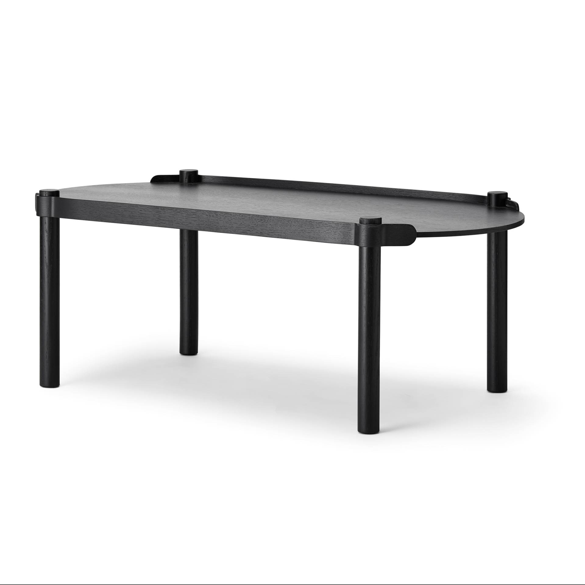 COOEE // WOODY COUCHTISCH - 50X105CM | SCHWARZ GEBEIZTE EICHE von COOEE DESIGN