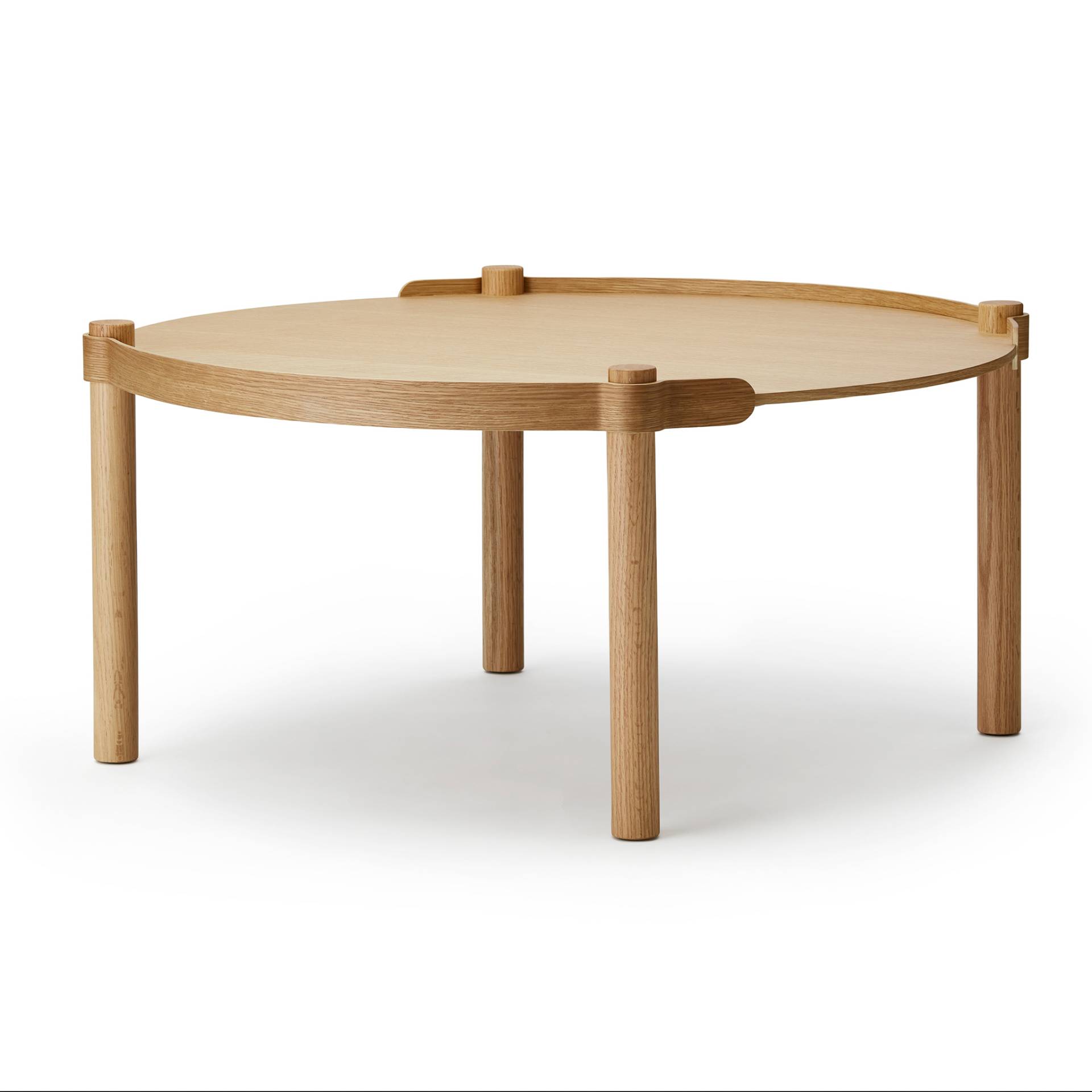 COOEE // WOODY COUCHTISCH - Ø80CM | EICHE von COOEE DESIGN