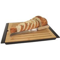 Brotschneidebrett aus Bambus mit Brotmesser 38x27 cm von COOK CONCEPT