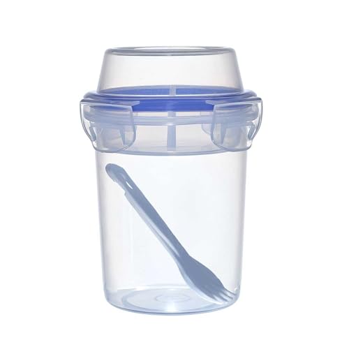 COOK CONCEPT, KA0544, Lunch Box Double Compartment Cup 44Cl, Transparent Design, Ideal for Takeaway Meals, Practical and Durable, Size: 44Cl, Color: Transparent COOK CONCEPT, KA0544, Lunch Box Double Compartment Cup 44Cl, Transparent Design, Ideal for Takeaway Meals, Practical and Durable, Size: 44Cl, Color: Transparent von COOK CONCEPT