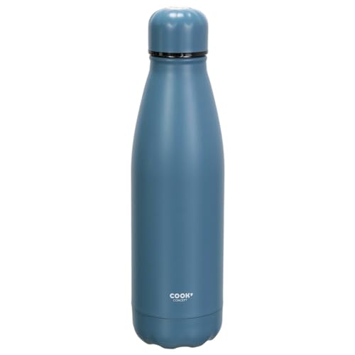 COOK CONCEPT KA4640 Bouteille De Transport 50 Cl Bleu-INOX-Chaud/Froid-Double Paroi-Dimensions : 25.8 X 7 X 25.8 TERMO BOTELLA 500 ML AZUL, Polyester, Blau COOK CONCEPT KA4640 Bouteille De Transport 50 Cl Bleu-INOX-Chaud/Froid-Double Paroi-Dimensions : 25.8 X 7 X 25.8 TERMO BOTELLA 500 ML AZUL, Polyester, Blau von COOK CONCEPT