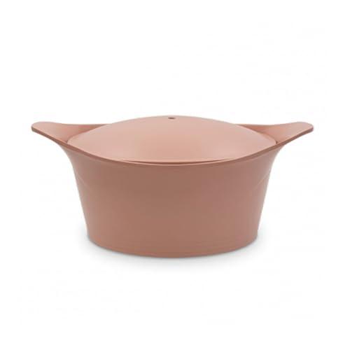 Cookut - Der unglaubliche Schmortopf 20 cm mit Metallgriff und passendem Topflappen – Marshmallow von COOKUT