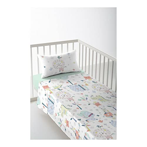 COOL KIDS Bettlaken für Kinderbett Jungle 120 x 180 cm (Bett 80) von COOL KIDS