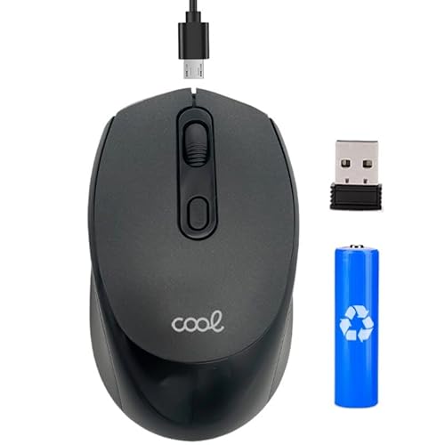 Kabellose Maus, leise Cool Eco (wiederaufladbar) von Cool