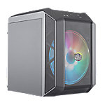 Cooler Master Computergehäuse MCM-H100-KANN-S01 Mini Tower Masche, Kunststoff, Stahl Schwarz, Eisengrau von COOLER MASTER