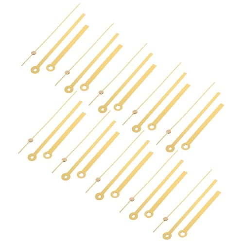 COOLHIYA 10 Sätze Teiliges Uhrzeiger Set für DIY Wanduhren Präzise Uhrzeiger für Uhrwerke Ersatzteile für Uhrreparatur Geeignet für Verschiedene Uhrenrahmen von COOLHIYA