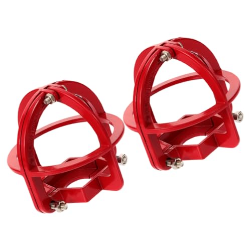 COOLHIYA 2 STK. Teiliges Feuerwehr-Sprinkler-abdeckset mit Schutzbügel Speziell für Aufrechte Hängende und Seitliche Sprinklerköpfe Verhindert Fehlalarme Einfache Montage Langlebiger Schutz von COOLHIYA
