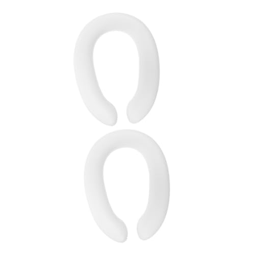 COOLHIYA 2 Stück Toilettensitz Aufsatz mit Weichem PU Sitzpolster Rutschfeste Toilettensitzauflage für Jungen und Mädchen Toilettentrainings Zubehör für Kleinkinder und Einfach zu Reinigen von COOLHIYA
