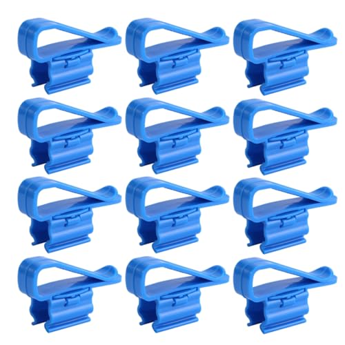COOLHIYA 20 Stück Robuste Schlauchhalterung für Wasserwechsel und Filtration Stabiler Kunststoff Clip für Fischbehälter und Aquarienbedarf von COOLHIYA