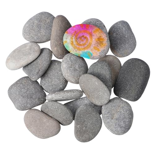 COOLHIYA 3 Sätze Malsteine Glatte Natürliche Flusskiesel Für DIY Kunsthandwerk Zum Bemalen Und Gestalten Von Dekorationen Im Garten Für Stück * 3 COOLHIYA 3 Sätze Malsteine Glatte Natürliche Flusskiesel Für DIY Kunsthandwerk Zum Bemalen Und Gestalten Von Dekorationen Im Garten Für Stück * 3 von COOLHIYA