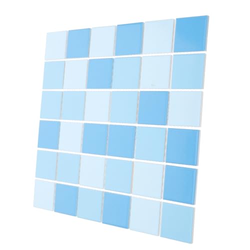 COOLHIYA 36 Stück Keramikfliesen Schwimmbadfliesen Blau Glänzend Mosaikfliesen Für Schwimmbad Teich Wellnessbereich Langlebig Glatte Oberfläche Nahtloses Design Outdoor Innenbereich COOLHIYA 36 Stück Keramikfliesen Schwimmbadfliesen Blau Glänzend Mosaikfliesen Für Schwimmbad Teich Wellnessbereich Langlebig Glatte Oberfläche Nahtloses Design Outdoor Innenbereich von COOLHIYA