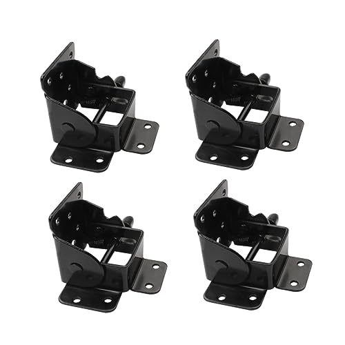 COOLHIYA 4 Stück Teiliges Klappbeschlag für Tischbeine Faltbare Unterstützung mit Positiven Verriegelung für Stabile Möbel Küche Lager und Einzelhandel von COOLHIYA